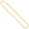 EDELIND Goldkette Herren 333 Echtgold 50 cm, Panzerstegkette mit Breite 2.5 mm, Gewicht ca. 4.6 g