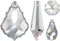 106tlg Regenbogenkristall Set Crystal 30% PbO~ Feng Shui Lüsterbehang Kronleuchter Lüster (Ring Chrom)