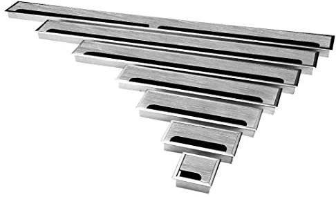Edelstahl Kabeldurchführung in 7 Längen von 80-1000mm Breite 80mm (80x160mm)