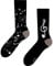 Dedoles Socken Unisex Damen Herren & Kinder Baumwolle viele lustige Designs 1 Paar Geschenk links rechts verschieden, Farbe Schwarz, Motiv Musik, Gr. 39-42