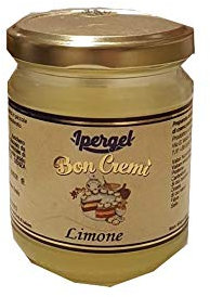 Pasta al gusto limone indicata per arricchire il gusto di crema pasticciera,panna,gelati e semifreddi-ipergel 200 g