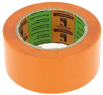 Ruban adhésif PVC construction BARNIER 6095 orange 50mmx30ml