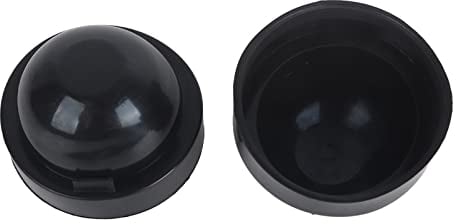 Scheinwerfer Staubschutz Dichtung Kappe Abdeckung 2Pcs 90mm Schwarz Gummi Auto LED Scheinwerfer Staubschutz Gehäuse Verschlusskappe Wasserdicht Scheinwerfer Abdeckung Kappe