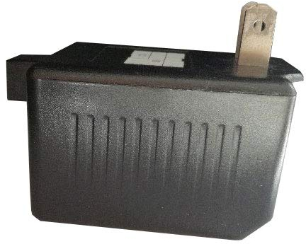 Steckertrafo 12V 60VA US Version 120V primär Stecker Transformator Halogen Lampen max. 60W I/P: AC 120V 60Hz 0.5A O/P: AC 12V Max. 60W schwarz