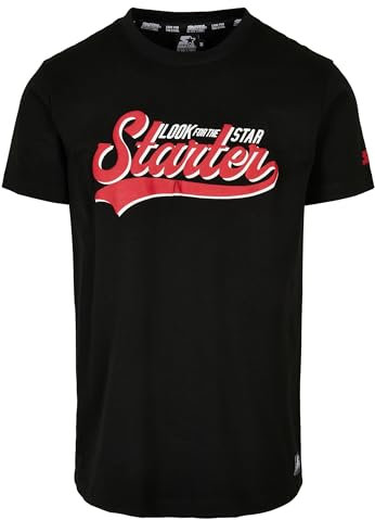 STARTER BLACK LABEL Herren Starter Swing Tee Black, S