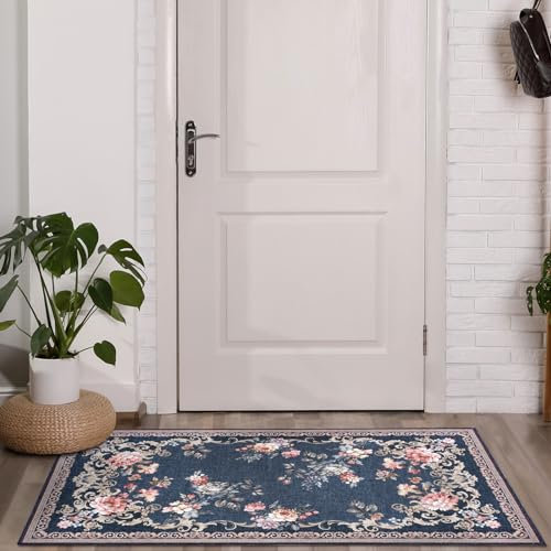 TALETA Flur Läufer rutschfest, Küchenläufer, Küchenteppich waschbar, Teppichläufer für Küche, Terrassen, Eingang, Hallway, 80 x 150 cm