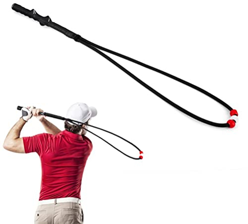 Dapuly Golf Schwung Training Hilfe Seil, Tragbarer Golfschwung-Trainer Training Einstellbare Griff Golf Haltung Bewegung Korrektur Indoor-Golf-Trainingsgeräte für Golf Club Anfänger
