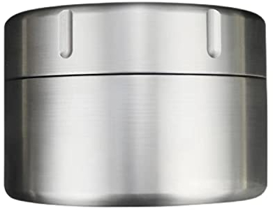 AMZCOM Pillendose Groß Wasserdicht Titan Outdoor Tablettenbox, Kompakt Täglich Tragbar Pillenbehälter Antibabypille Etui, Tasche Reise Metall Tablettendose für Unterwegs, BPA Frei