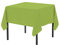 Pomp Premium-Polyester-Tischdecke, 132,1 x 132,1 cm, knitterarm, schmutzabweisend, pflegeleicht, für rechteckige Tische, Apfelgrün
