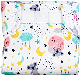 Petit Lulu Spreizhöschen für breites Wickeln//Spreizwindelhosen/Größe M (5-9 kg)/ Klett… (Dreaming Koalas)