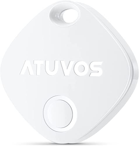 ATUVOS Air Tracker Tag Traceur Lot de 1, Portée de 120 m, Localisateur D’Objets Bluetooth Fonctionne avec l’app Localiser (Uniquement iOS), Batterie Remplaçable, pour Valises/Portefeuilles/Clés/Sacs