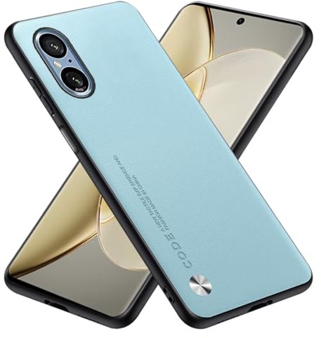 RankOne Hülle kompatibel mit Smartphone, Compatible with Sony Xperia 5 V (6.1), Stoßfeste Silikonhülle Handyhülle - Hellblau