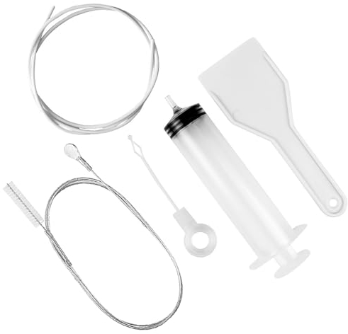 5Pcs Helpful Fridge Cleaner Set Reusable Fridge Drain Hole Cleaning Tool Kitchen Useful Drain Hole Blockage Remover Kits Flexible Fridge Cleaner Pipe for Home Kitchen
