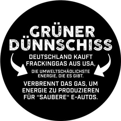 Sammys Shirt Store Grüner Dünnschiss Aufkleber 10 cm