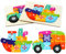 HOTUT Wooden Jigsaw Puzzles for Toddlers, 2 Pcs 3D Animal Puzzle Toy Babies Games, Shape Number Puzzle, Animal Puzzle Jigsaw Set for Kids Age 1 2 3 Year Old Boys and Girls Educational Toys Gifts