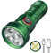 Wurkkos EDC Taschenlampe Wiederaufladbar - 2000 Hohe Lumen Leistungsstarke Taschenlampe,5 Modell Rot und Weiß LED Taschenlampe,High Power LED Heldhand USB-C Taschenlampen für Camping,Notfall