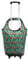 Eco Chic Lightweight Collapsible Shopping Trolley with Detachable Grocery Tote Bag (Highland Cow Teal)