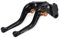 MTCRIGHTER Kurzer Bremshebel Kupplungshebel kompatibel mit KTM 690 Duke/SMC/SMCR/Enduro R 2014-2021, CNC-Aluminiumlegierung hergestellt (Orange)