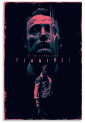 KKPLMM Hannibal Alternatives TV-Poster, Poster, dekoratives Gemälde, Leinwand, Wandposter und Kunstdruck, moderne Familienschlafzimmer-Dekoration, Poster, 20 x 30 cm