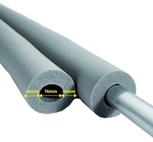 INSUL-TUBE® H PLUS Kautschuk 2m Rohrisolierung Ø 76 mm x 40 mm Dämmung 50% GEG