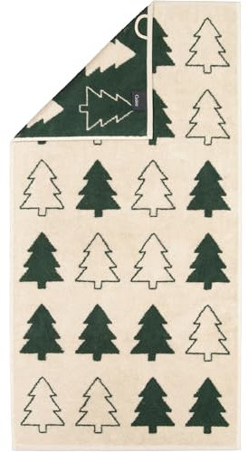 Cawö Handtücher Christmas Edition Tannenbäume 794 Natur-grün - 34