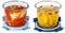 S.ROKE TTAN Contenedores Redondos de Vidrio para Almacenamiento de Alimentos, Recipientes de Sopa Con Tapas, Hermético para Alimentos