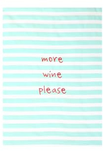 ASA Textil Geschirrtuch More Wine Please 50x70 cm