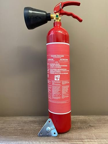 Extincteur CO2 capacité 2 Kg avec Support de Fixation Norme CE Europe