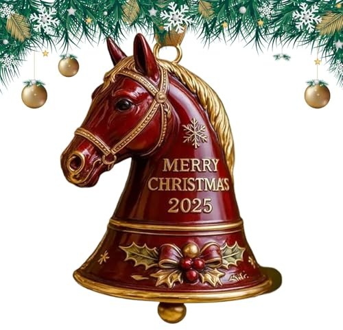 Weihnachtsschmuck Pferdekopf Handgefertigtes Erinnerungsstück