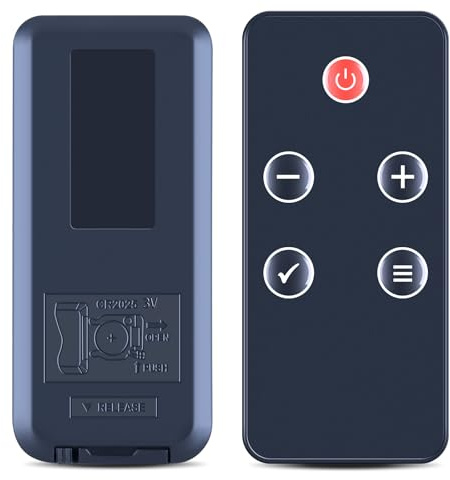 Snrigw Replacement Remote Control for Klarstein Electric Fireplace | No Setup Required, Sensitive, Fully Functional, Batteries Not Included