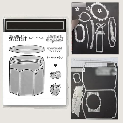 Neueste Produkte für 2026 Klar Stempel Und Metall Schneiden Sterben Set, Für DIY Ostern und Valentinstag Handwerk Scrapbooking Geburtsta Grußkarte (6637-stempel und Stanzformen Set)