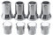 Viviance 4Pcs Tr413 Chrome Car Truck Tire Tire Wheel Tyre Valve Stem Hex Caps W/Sleeve Covers
