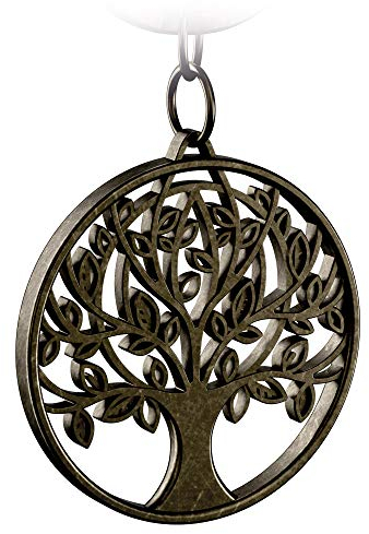 FABACH Lebensbaum Schlüsselanhänger Autumn - Baum des Lebens Anhänger als Glücksbringer für den Schlüsselbund - Tree of Life Schlüsselanhänger in antiker Bronze