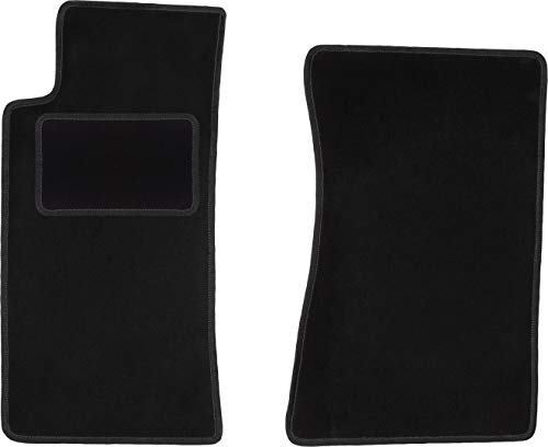Wielganizator Automatte – Passend für Mazda MX-5 II NB Cabrio 1998-2005 – Velours – Autozubehör - Praktische Fußmatte Auto – 2-teilig - schwarz