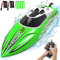 VOLANTEXRC Ferngesteuertes Boot Vector XS, RC Boot RC Boat 20 KM/H, 2,4-GHz Rennboote, 2 wiederaufladbare Batterien für mehr Spielzeit, Pools und Seen Spielzeug Geschenk für Kinder ab 8 Jahre (Grün)