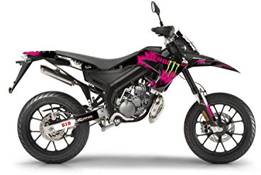 Deko- Set für Motocross, Derbi Xtreme 50 Splash, Rosa 2018 bis 2021