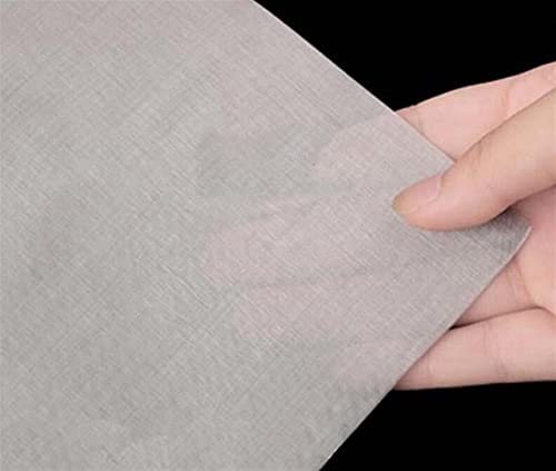 NLLeZ 1pc 100 cm X1000cm Filtro in Acciaio Inox 80 100 120 200 300 400 500 Mesh 180-25 Filtro Foglio di screening Foglio di screenrazione del Micron (Colore : 400 Mesh, Taglia : 1x10 m)