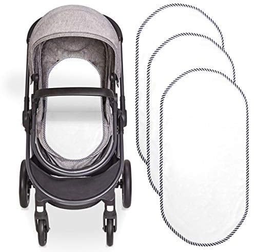 Yuehuamech 3 Pack Waterproof Changing Mat Liners Quilted Soft Skin Friendly Reusable Changing Table Cover Liners Portable Diaper Changing Pad Liners 30 x 60cm
