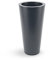 FORVEGA - Pot de Fleur Venus, Hauteur 70 cm, avec étagère, Design Classique, de la Plus Haute qualité, résistant aux dommages, pour Une Utilisation intérieure et extérieure, Couleur Anthracite