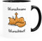 MoonWorks® Kaffee-Tasse mit Namen Wunschtext Katze Mittelfinger F~ck Dich Kein Bock Bürotasse lustige Kaffeebecher weiß-innen-schwarz Keramik-Tasse