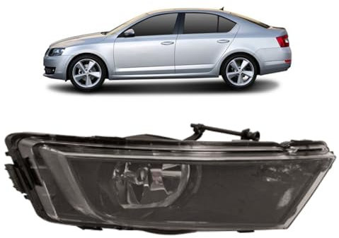 DM Autoteile 108540 Nebelscheinwerfer NSW rechts kompatibel für Skoda Octavia III 5E3 NL3 NR3 Combi 5E5 5E6