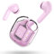 ACEFAST T6 Cuffie Bluetooth, Auricolari Bluetooth con Stereo HiFi, Cuffiette Wireless Sport Incorporato 4 HD Microfono, Auricolare Senza Filo Cancellazione Rumore, Rosa