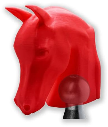 R-Satz Shop Kugelschutzkappe für Anhängerkupplung - Pferd - Abdeckkappe für Kupplungen - AHK Kappe Lustig Abdeckung (Pink)