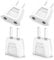 VIEVRE 4 Stück US Adapter,Reiseadapter USA,Adapter Japan,EU to US Adapter,Steckeradapter USA Deutschland,Deutschland auf US/China/Japan/Kanada/Mexiko Universaladapter für Geräte mit USA-Netzteil