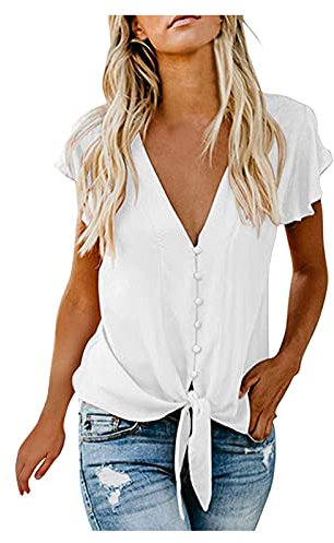 Bluse Kurzarm Damen, Yoga Festliche Tshirt Elegant Made in Italy Locker Kleider mit Gummizug Am Saum Fledermaus Tunika Große Größen Oversize Bluse Chiffon Schwarzes Oberteile Shirts