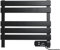 Scaldasalviette elettrico compatto nero 100W NTW-08 Purline