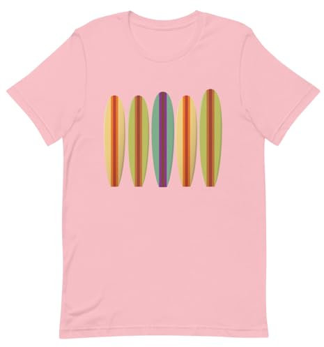 Longboard fantaisie nostalgique évocateur Longboard fantaisie Surfers Breakers Lover, rose, Taille L