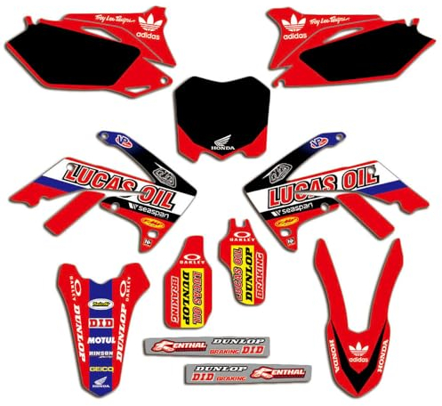 ENARUI Grafiche Adesivi per Honda crf 250 crf250r 2010 2011 2012 2013 e crf 450 crf450r 2009 2010 2011 2012