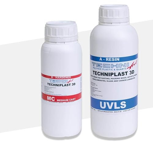 TECHNIPLAST 3D UVLS & MC – Fortschrittliches Epoxidharz, Kristallklar Epoxy Resin, UV-beständig