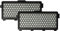 vhbw 2x Staubsaugerfilter kompatibel mit Miele Cat & Dog 5000, Champagne, CLEAN TEAM 500, Capri, CAT AND DOG 2000, BOLERO Staubsauger - HEPA Abluft-Filter H11